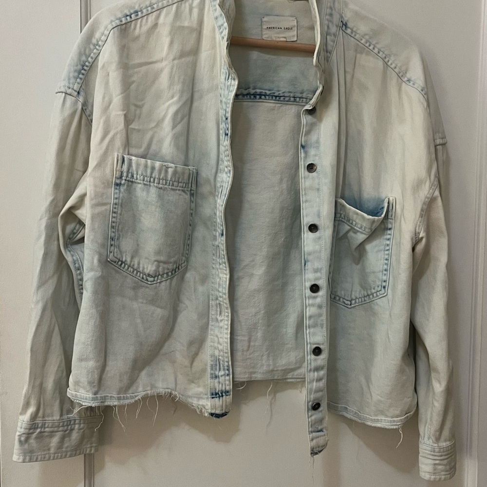 American Eagle Light Blue Denim Jacket